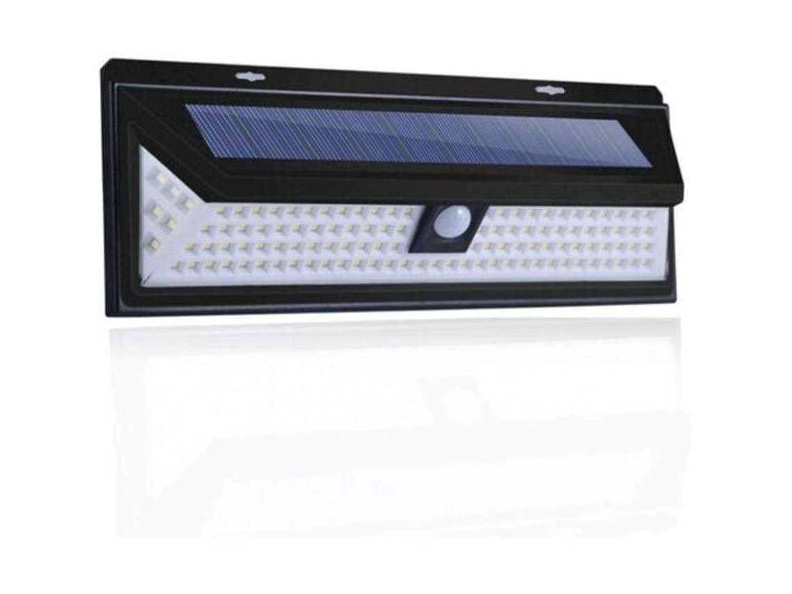 Aplique Solar De Pared Con 118 Led, Sensor De Movimiento, Resistente Al Agua (ip65), Para Jardín Exterior.