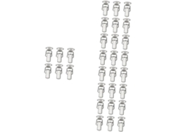 Juegos De Herramientas De Acero Inoxidable De 30 Piezas