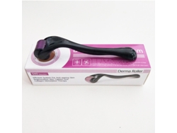 Rodillo de microagujas de aleación de titanio 540 para reparación facial, 0,2 mm, color morado.