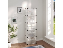 Zapatero Organizador Organizador 44X31,5X153,5 Cm Pp Transparente