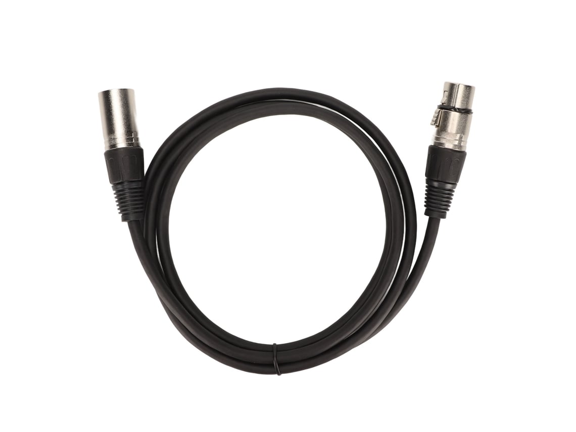 Cabo De Microfone Xlr Macho Para Fêmea 1.5m Com Som Claro Hifi Plug And Play Para Ktv Home Theaters