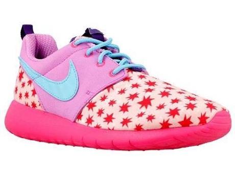 Zapatillas NIKE Roshe One Print GS Niños (38.5 - Rojo y Azul)