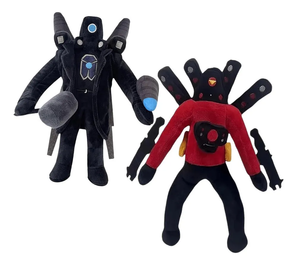 2 peluches Titan Speakerman actualizados de la serie Toiletvayotoy