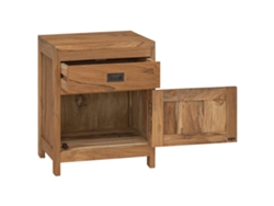 Maison Exclusive - Mesita De Noche De Madera De Teca Maciza 40x30x50 Cm