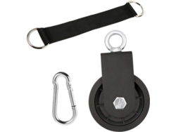 Juego De Polea De Entrenamiento Con Correa De Nailon Y Gancho Multiusos, Para Montaje En Pared Exterior.