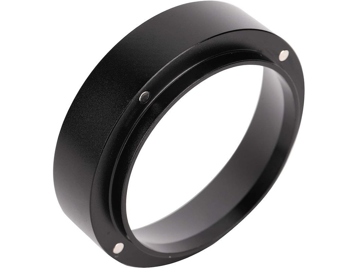 Embudo dispensador de café espresso Linjou de 53 mm, diseño magnético, material de aluminio apto para uso alimentario, accesorio para cafetera.