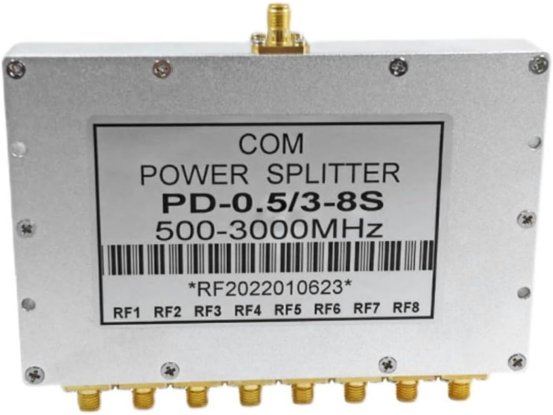 1 Divisor De Potencia Sma De 8 Vías De 500 Mhz A 3000 Mhz, Cable De Señal, Hembra