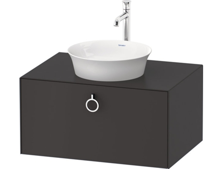 DURAVIT Tulip blanco, mueble de pared, ancho 800 x fondo 550mm, con 1x extraíble, con tirador, WT49800
