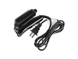Peineta Con Rulos, Cerámica Turmalina Anión, Plegable, Herramienta Segura Para Peinar El Cabello.