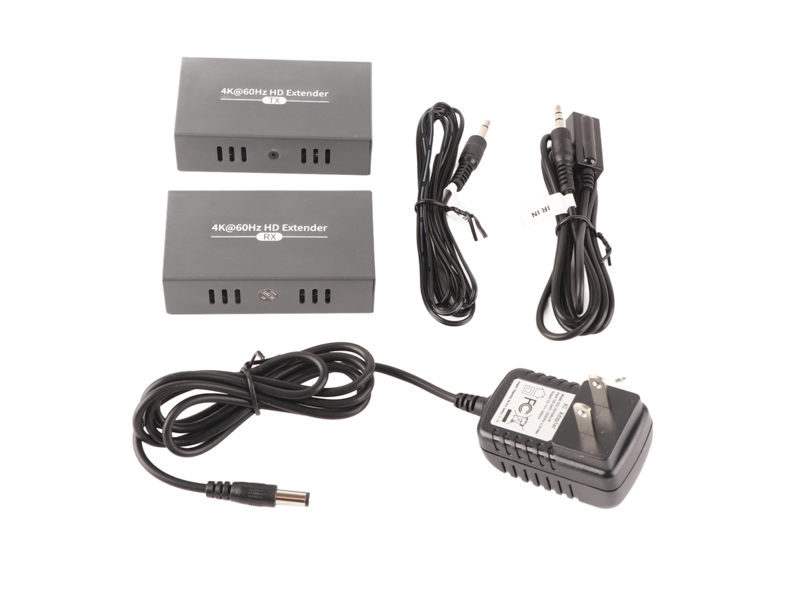 Extensor HDMI (4K 60 Hz, convertidor RJ45)