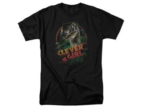 Camiseta ROCKINSTONE de Parque Jurásico de niña inteligente (S)