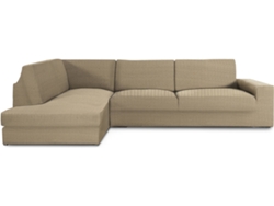 Funda de Chaise Longue Rinconera Izquierda EYSA Premium Jaz Tejido Multielástico (500 x 110 x 120 cm - Poliéster y Algodón - Beige)