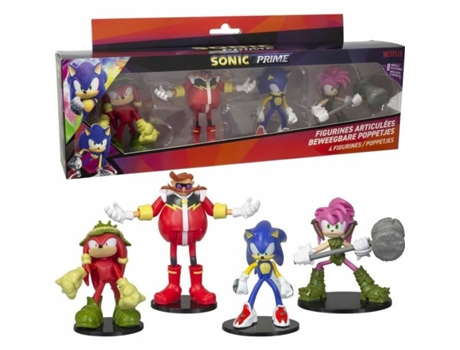Figuras Articuladas SONIC Prime 4 Piezas