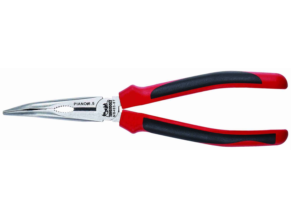 Tengtools 109790105 Alicate Boca Semi Redonda Curva Mb463-8t 200mm