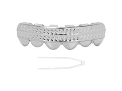 Pulsera de dientes con decoración de Halloween estilo hip hop