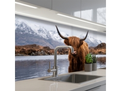 Salpicaderos De Cocina Highlander Escocés - Marrón - Agua 200x60 Cm