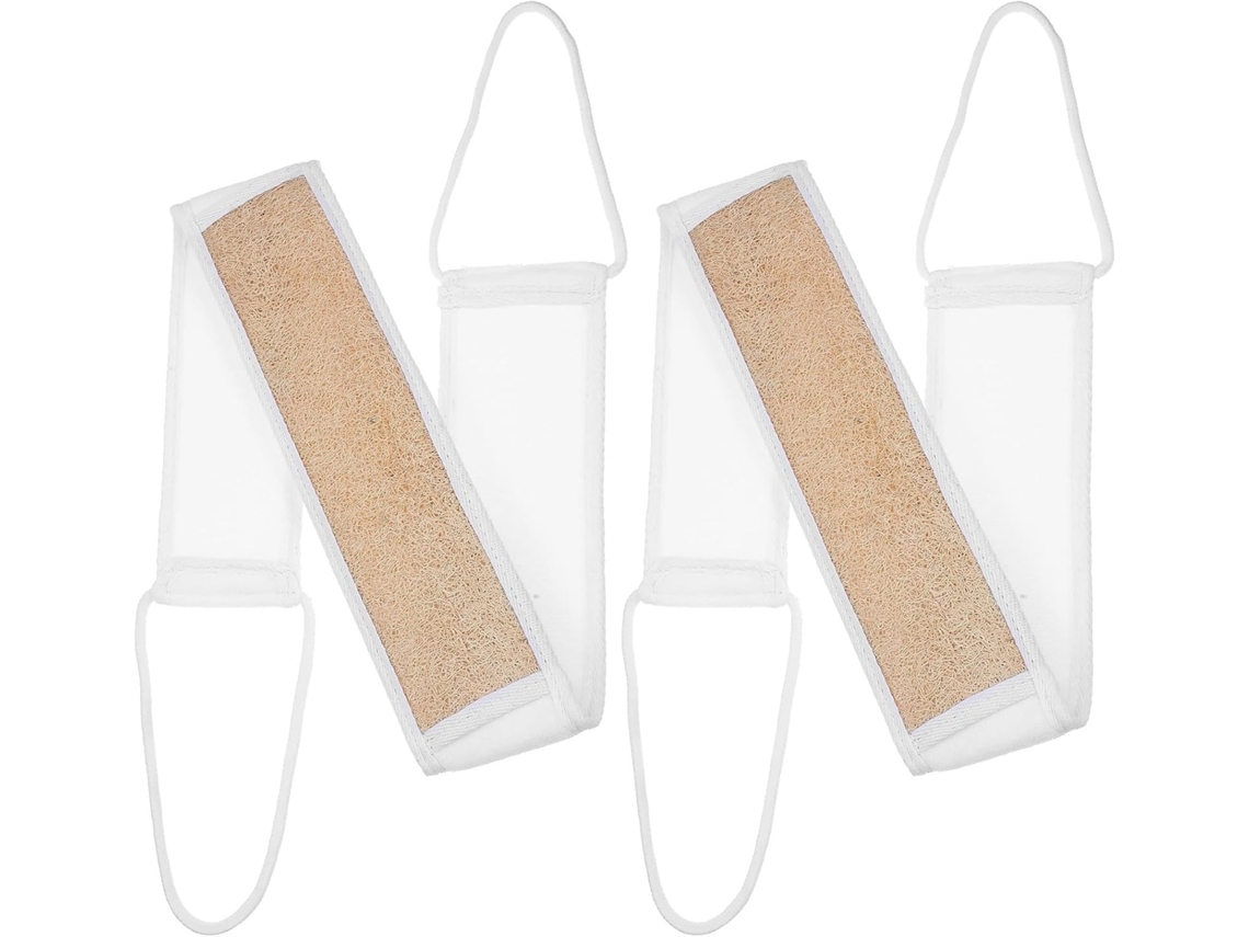 Juego De 2 Esponjas Exfoliantes De Lufa Natural