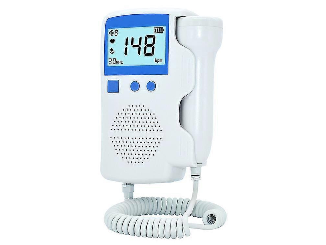 Monitor de frecuencia cardíaca fetal Doppler ultrasónico recargable para uso doméstico con carga USB y sin radiación Jinyubo Store