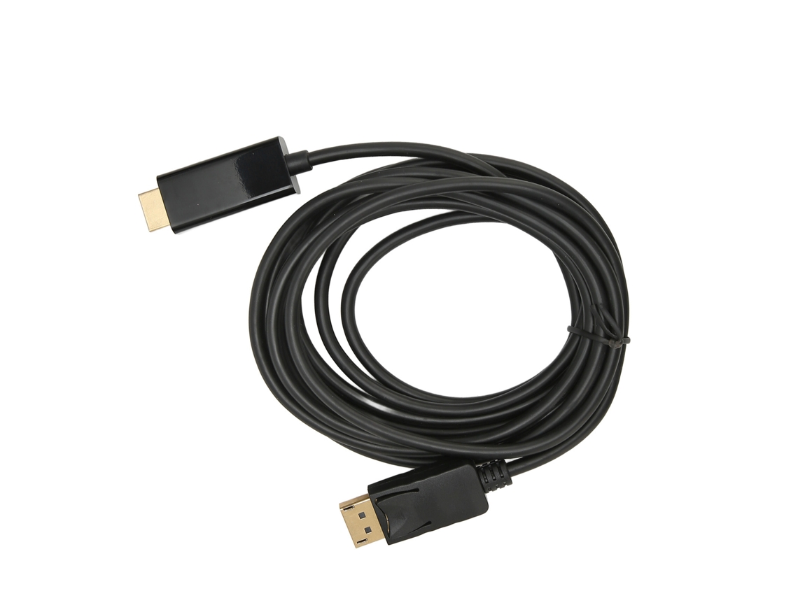 Cable Displayport A Hdmi 4k Sin Latencia, Adaptador De Vídeo Unidireccional De 3 M Para Pc, Portátil Y Tv.