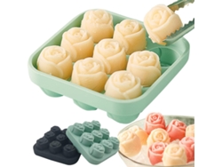 Molde de Silicona para Cubitos de Rosas – Molde para Cubitos de Rosas