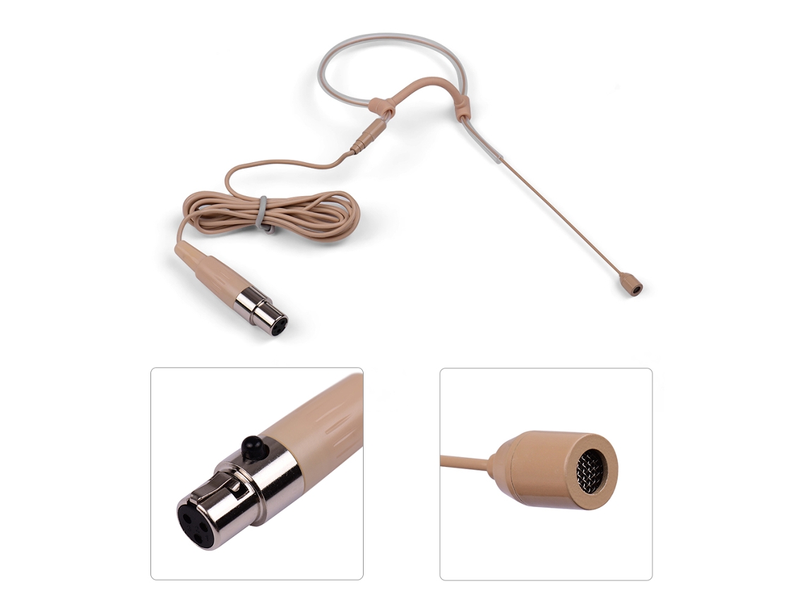 2026-micrófono Headset Condensador Unidireccional Con Gancho Para Oreja De Una Sola Oreja