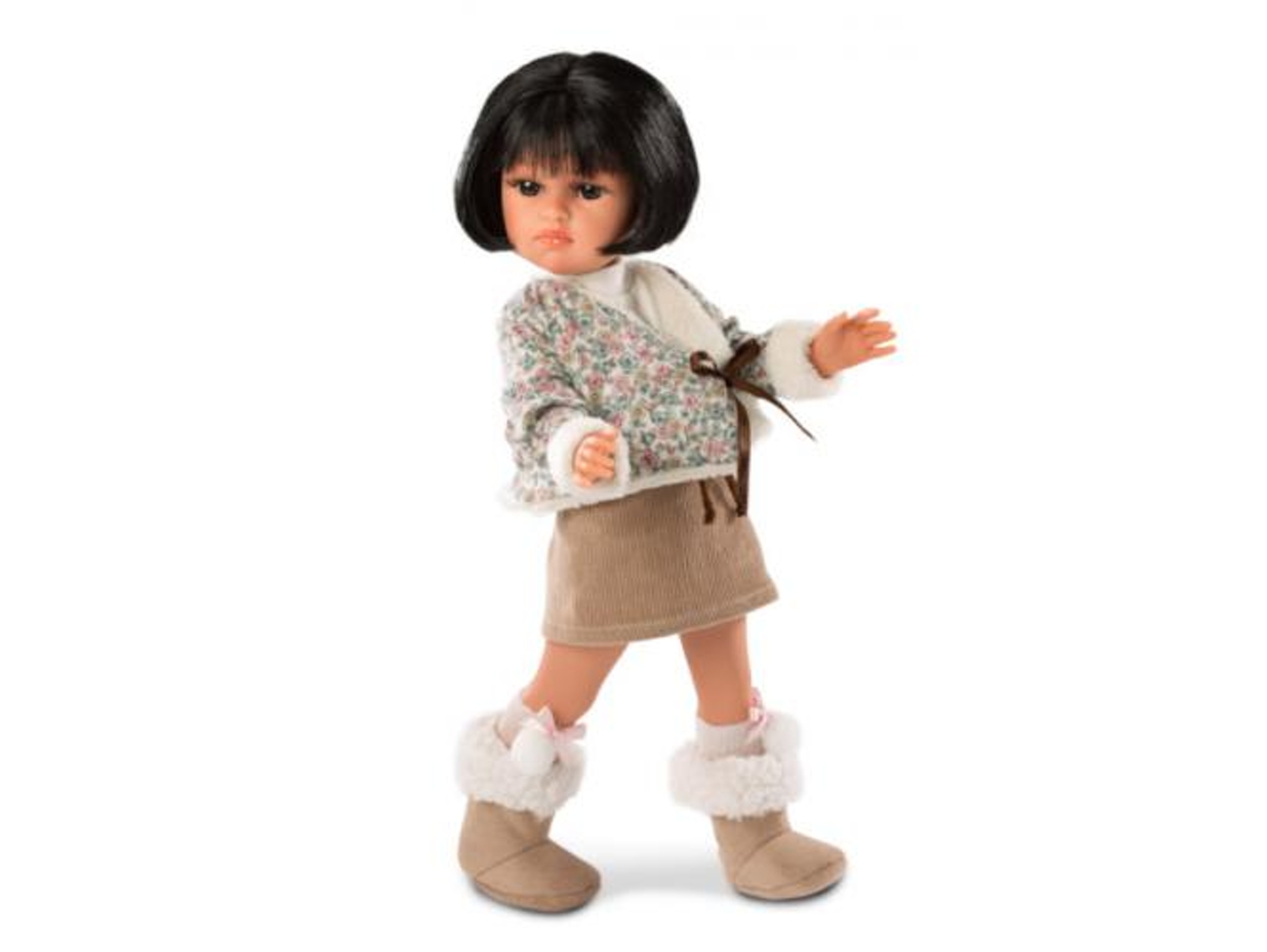 Muñeca de Jugar LLORENS Olivia Pelo Negro