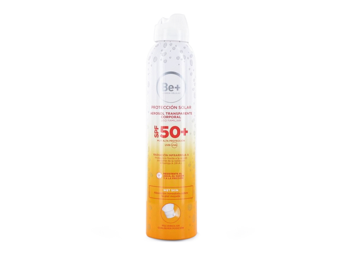 Protetor Solar BE+ SkinProtect Aerosol Transparente Corporal SPF50+ (200 ml)