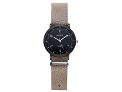 Reloj analógico de cuarzo para hombre con correa de PU, estilo clásico Gris Gaiety