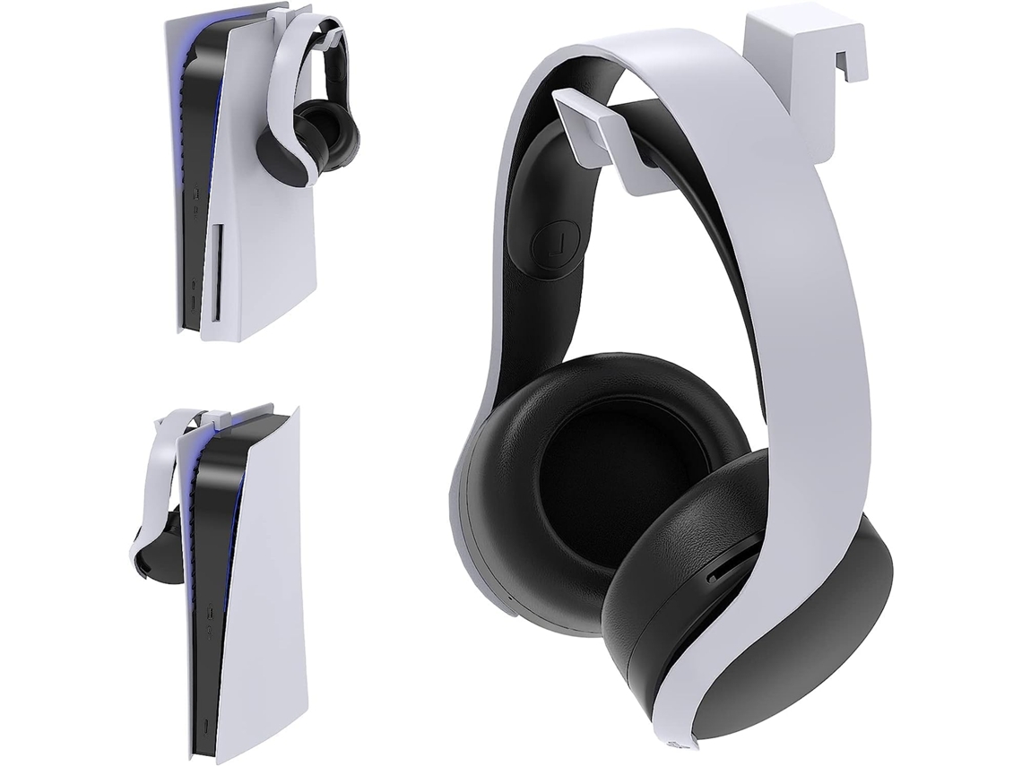 Soporte Para Auriculares Compatible Con Playstation Ps5 - Soporte De Almacenamiento Con Gancho Para Auriculares 3d - Accesorios Para Auriculares - Blanco