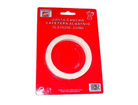 Accesorio cafetera blister 2 junta caucho cafetera 6 taza 1483