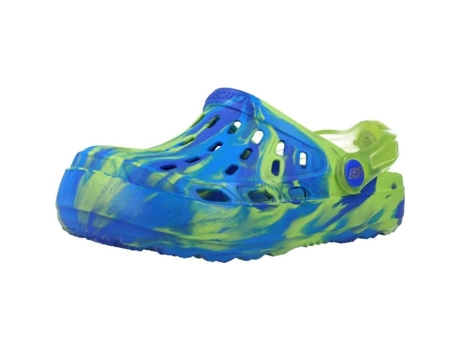 Chanclas de Niña SKECHERS Goma Azul (34)