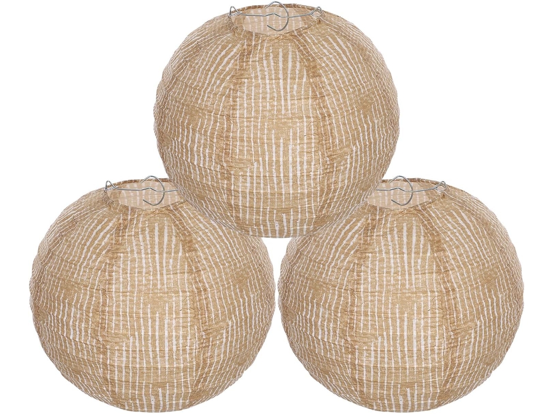 Juego De 3 Farolillos Colgantes De Tela De 3 Cm Para Bodas