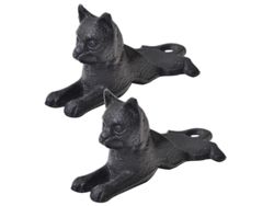 2 topes de puerta con forma de gato. ALLINLESS
