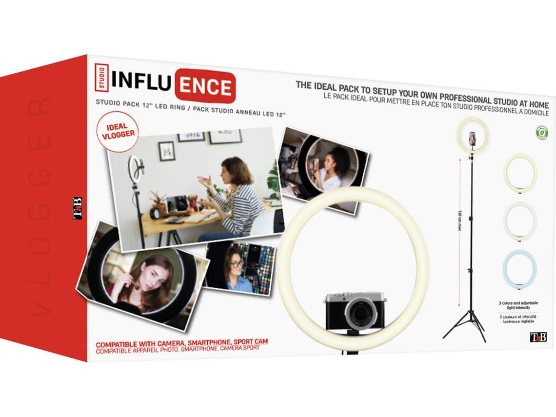 Mini  Trípode + Iluminador TNB INLEDSTUD