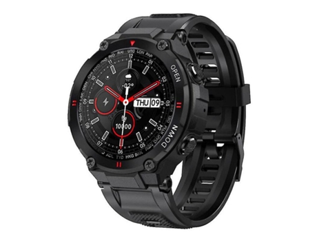Chronus Smartwatch Hombre Monitor de Sommeil Et de Calorías Presión Artérielle Podomètrenegro BISBISOUS