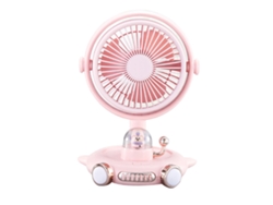 Ventilador Térmico para Estufas con Base Trapezoidal y 5 Aspas Plateadas
