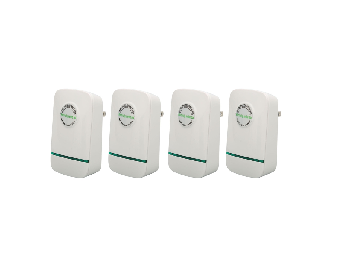 4 Cajas Inteligentes De Ahorro De Energía, Ignífugas, Para El Hogar, Con Enchufe Estadounidense De 90-240 V.