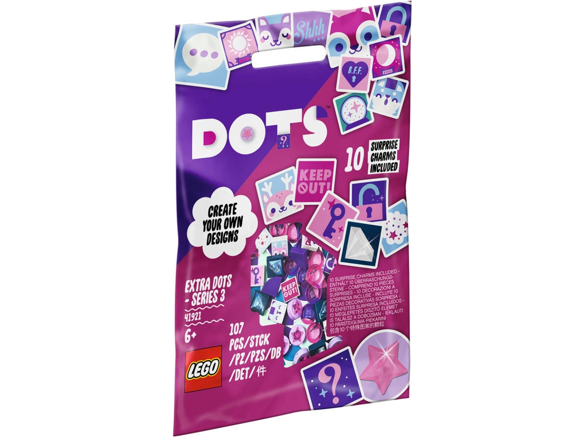 LEGO DOTS: Extra: Série 3 (Idade Mínima: ‍6 - 107 Peças)