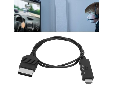 HURRISE Adaptador de interfaz multimedia HD compatible con monitores de TV Proyectores Imagen clara y detallada