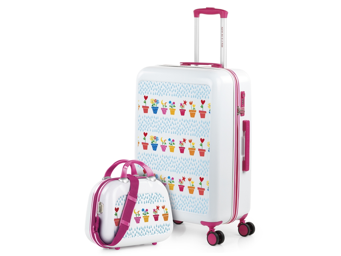 Juego de maletas Happy Jars de la marca AGATHA RUIZ DE LA PRADA (45 x 68 x 26 cm)