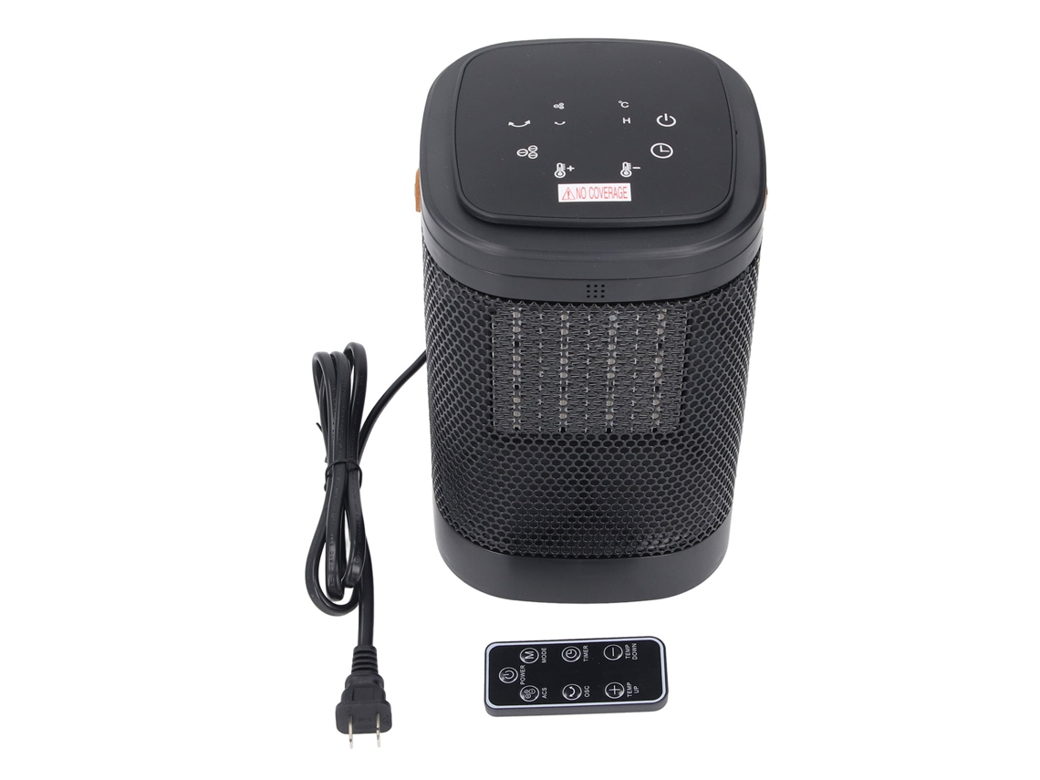 Calefactor Eléctrico Portátil Con Pantalla Táctil, Control Remoto, Temporizador Inteligente Para Uso De Mesa, Enchufe Estadounidense De 110 V.