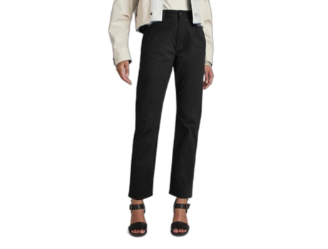 Pantalones de Mujer G-STAR Chinos Slim Negro (29x30)