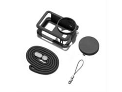 Funda Protectora Para Dji Osmo Action 6, Resistente A Impactos Y Arañazos, Con Tapa De Lente Y Cordón (negro) Czhhmart