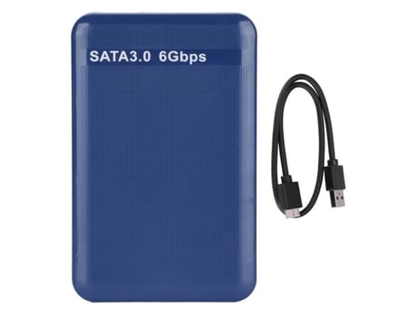 HURRISE Caja de disco duro externo 2 5 pulgadas Sata3.0 Usb3.0 Plug And Play admite capacidad de 3 TB con indicador LED