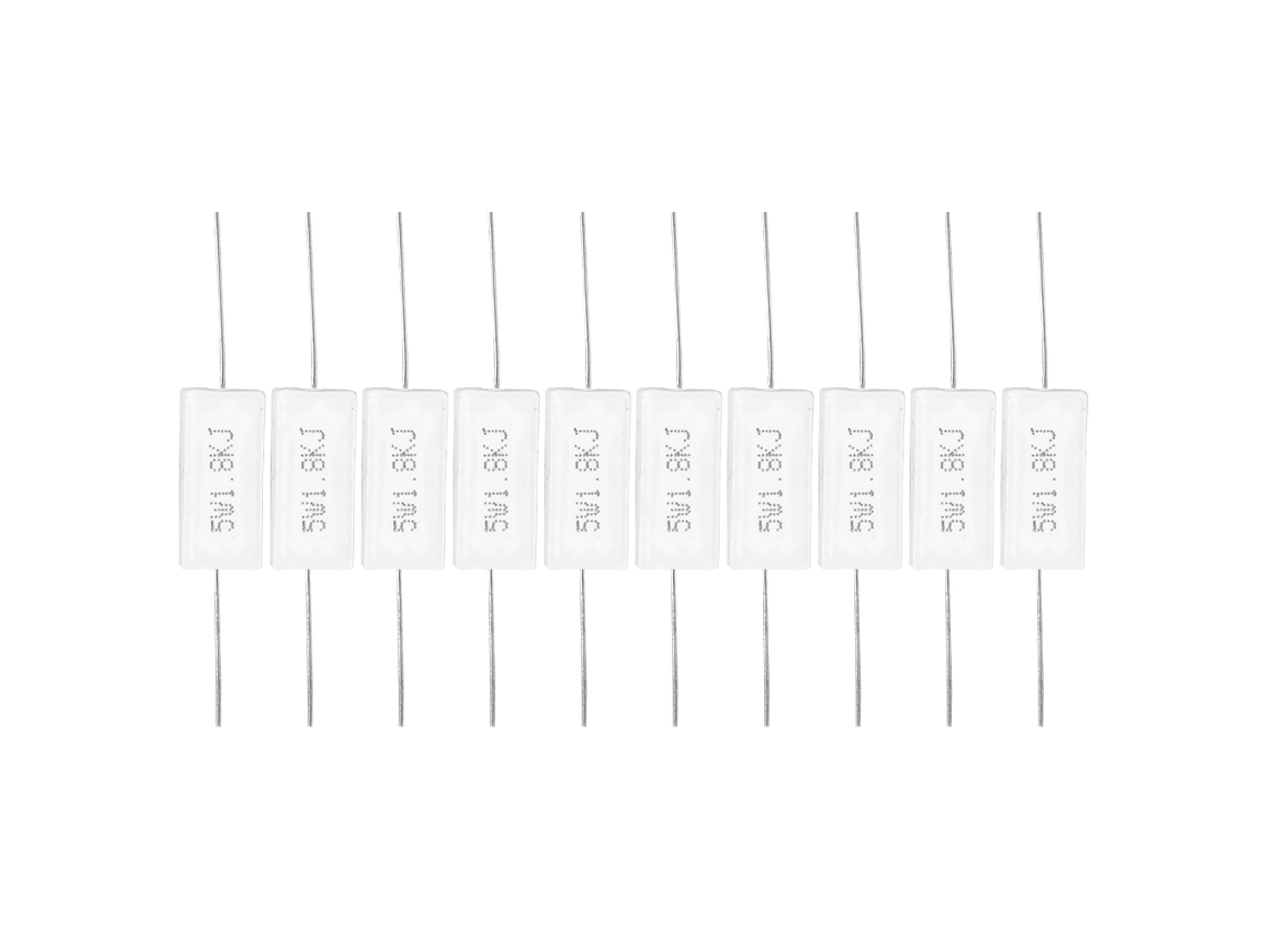 Yncm2026-10 Piezas Resistencia Cemento Potencia 5w 1.8kr Precisión ±5% Componentes Electrónicos