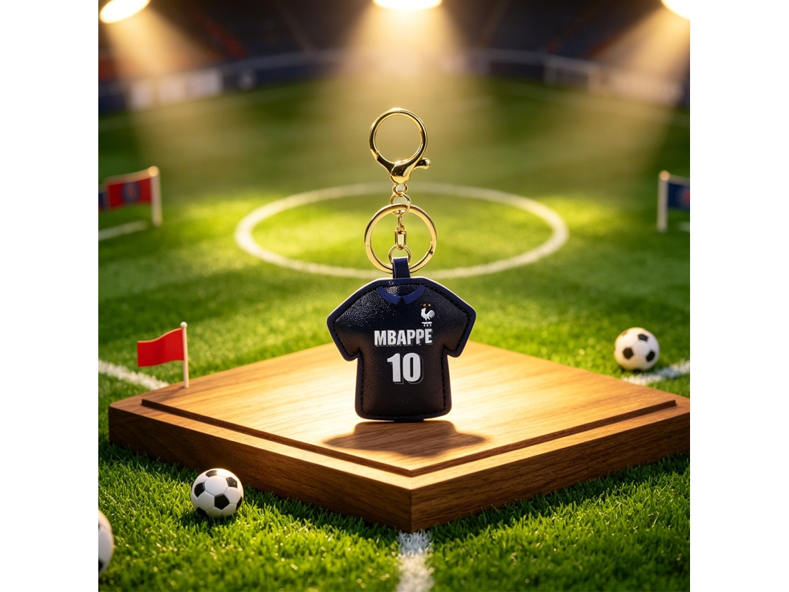Un Llavero Genérico Con Forma De Camiseta De Fútbol, Un Accesorio Para Los Aficionados Al Mundial Y A La Eurocopa, Un Regalo Ideal, Ergonómi