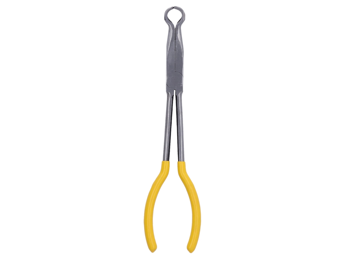 Pinzas De Punta Larga, De Acero 45, 28 Cm, Para Cortar Cables, Realizar Reparaciones Y Manipular Objetos Pequeños.