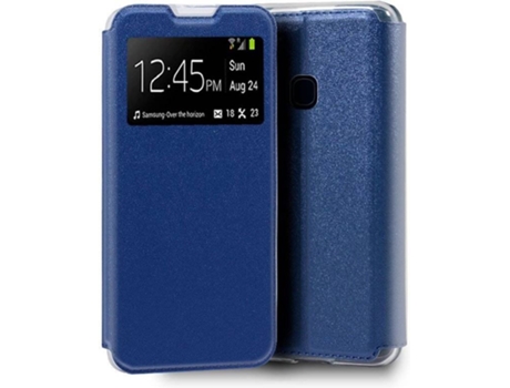 Funda para Samsung Galaxy M31 COOL Flip Cover Azul