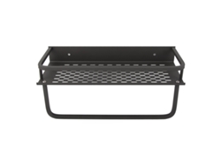 Organizador de ducha de aleación de aluminio gris con gran capacidad de 30 cm