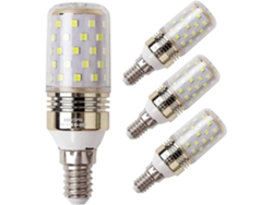 Omni-bombilla Led De Maíz E14 12w Equivalente A 100w 1100lm Luz Blanca Fría 6000k No Regulable Clase Energética A++ Pack De 4